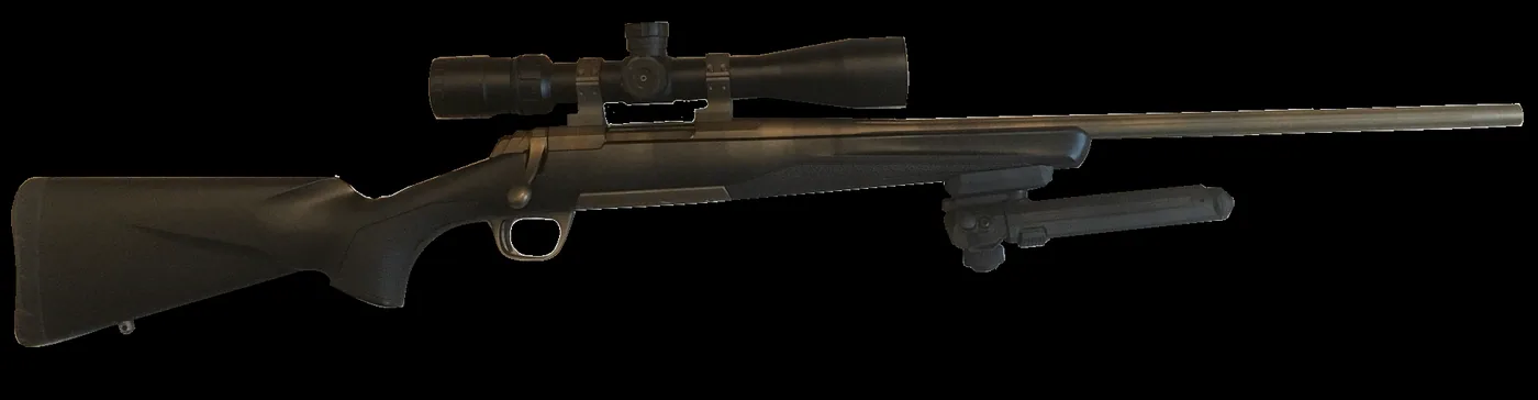 Browning X-Bolt bolt-action rifle, side view