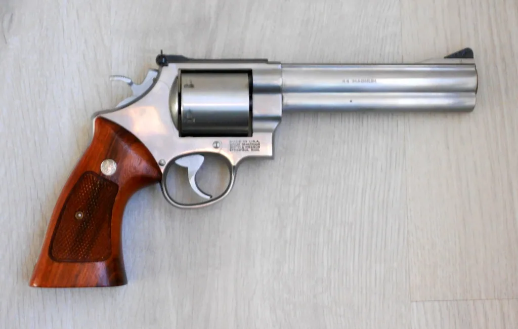 Smith & Wesson Model 629 double-action revolver, side view