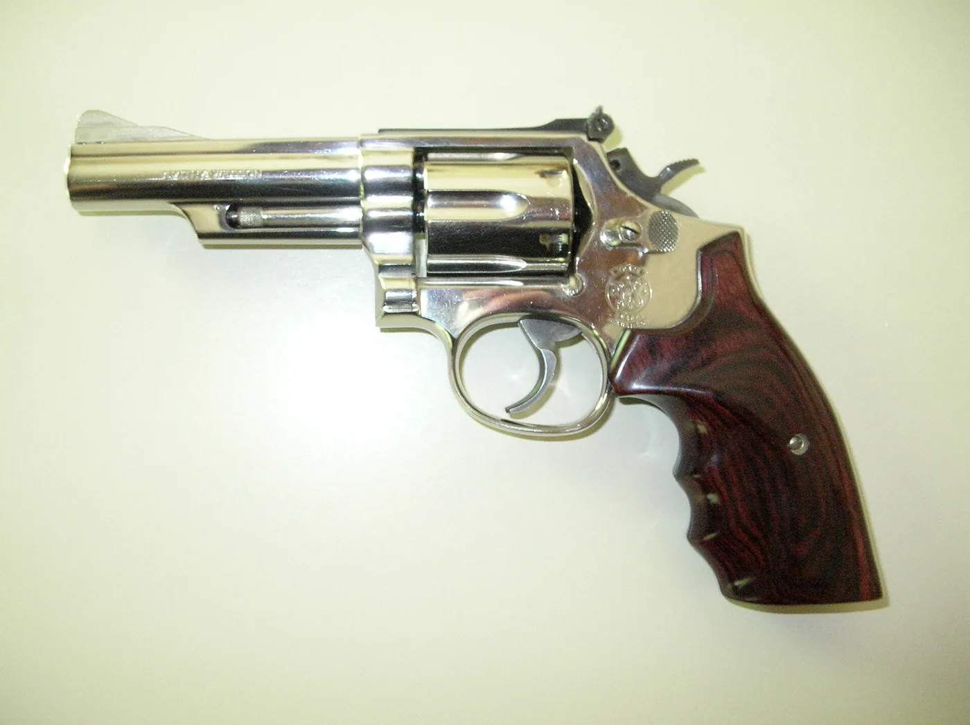 Smith & Wesson Model 19 double-action revolver, side view