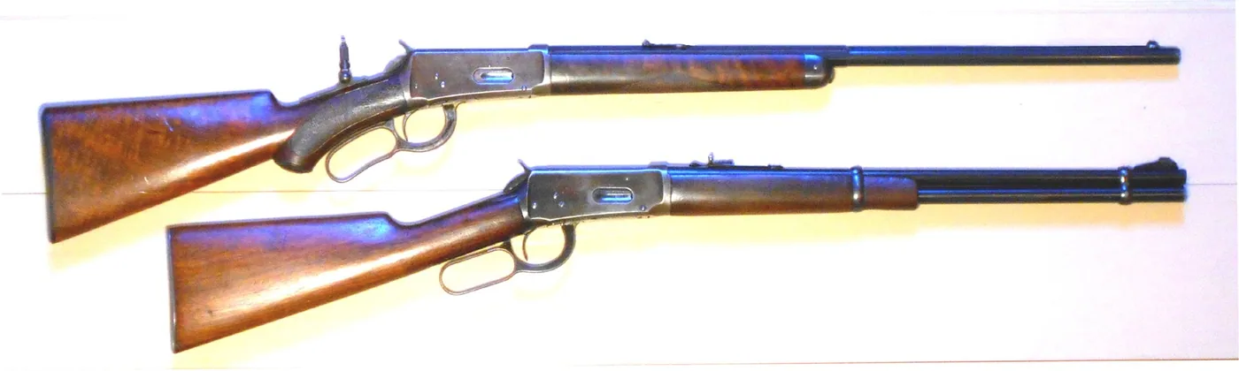 Winchester Model 94 lever-action rifle, side view