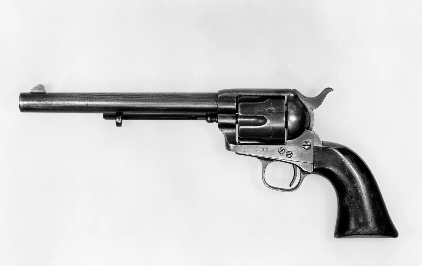 Colt Single Action Army single-action revolver, side view