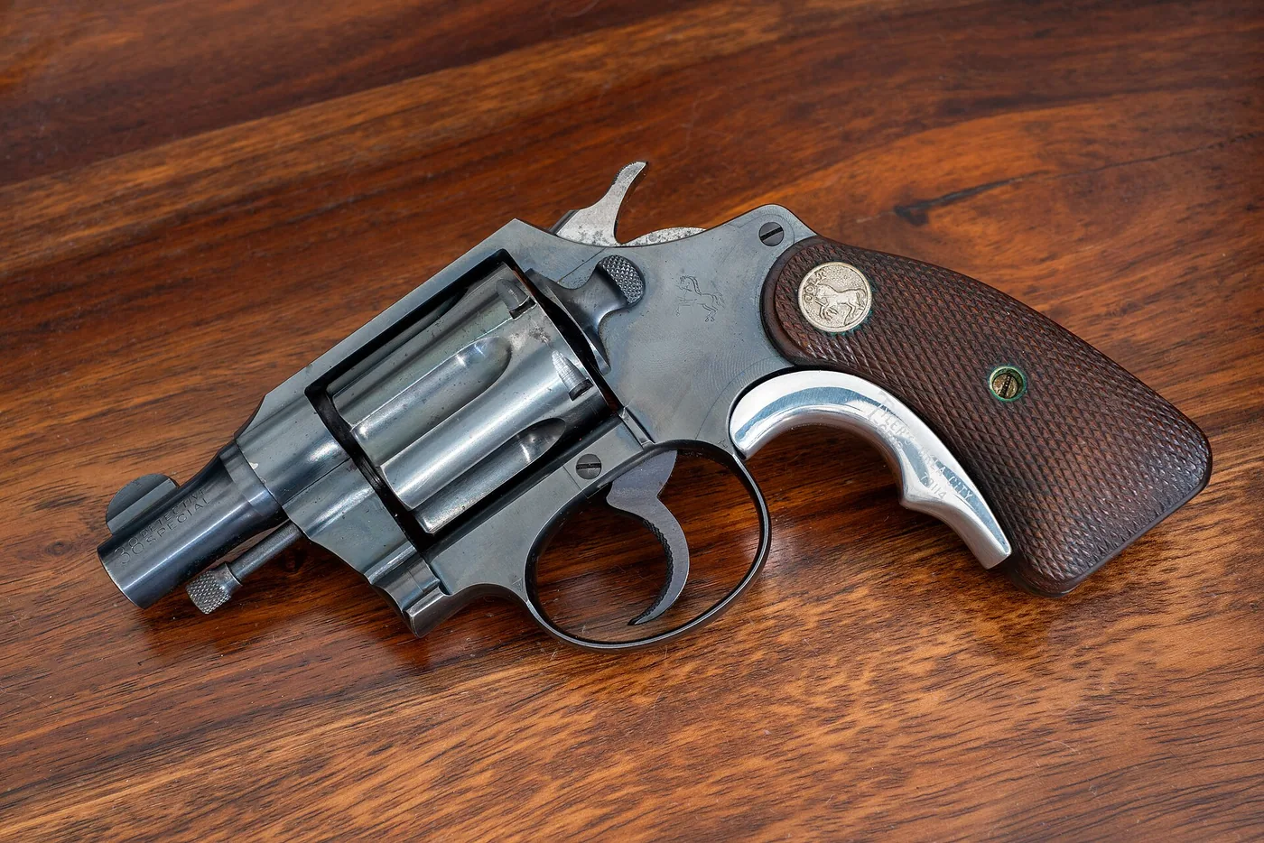 Colt Detective Special double-action revolver, side view