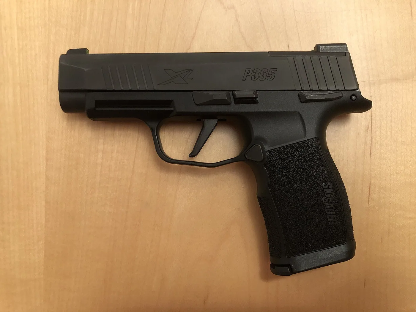 SIG Sauer P365 semi-automatic pistol, side view